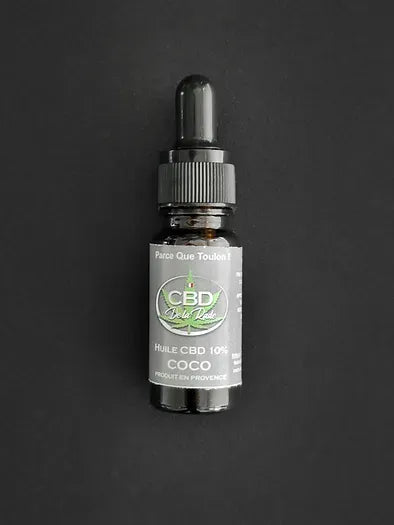 Huile de CBD à la coco - CBD 10%